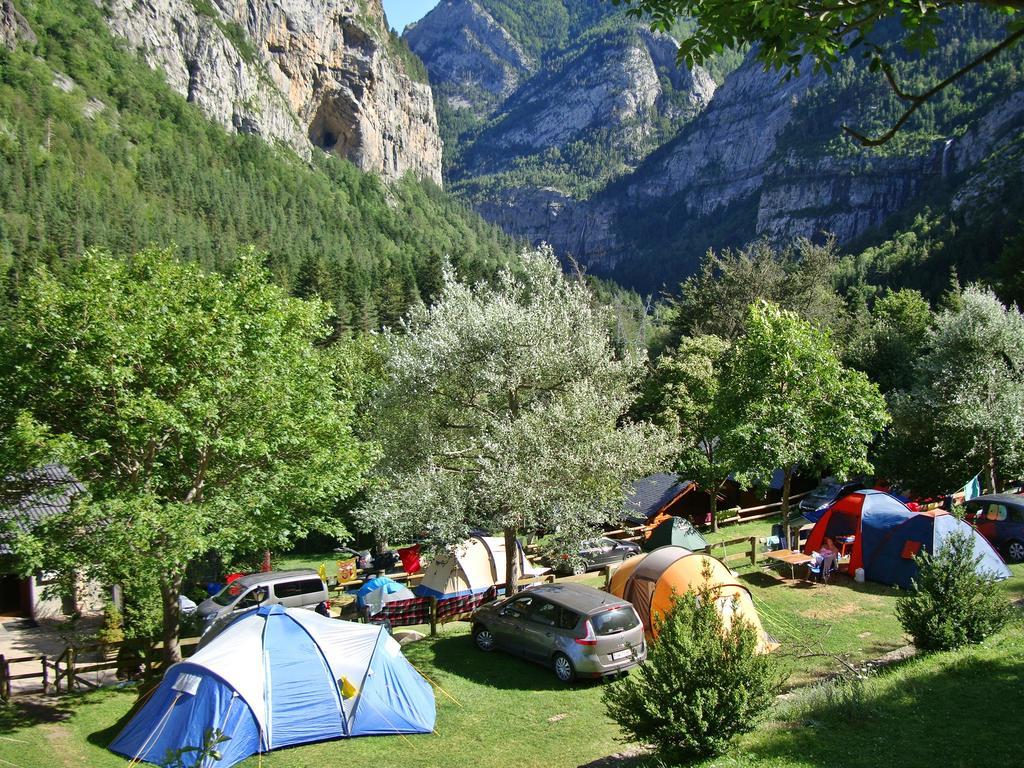 Camping Valle De Bujaruelo Torla Eksteriør billede